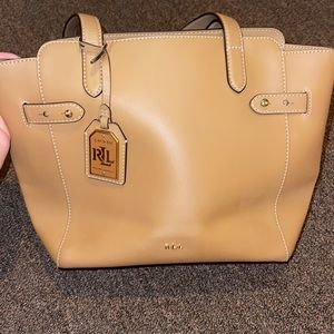 Tan Ralph Lauren Purse